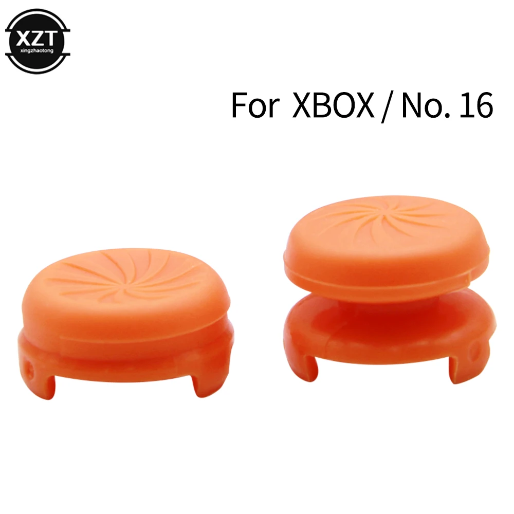 2pcs Non-slip Silicone Analog Thumb Stick Grips 3D Cover for Xbox Gamepad Cap Joystick Cases Thumbstick Controller Accessory | Электроника