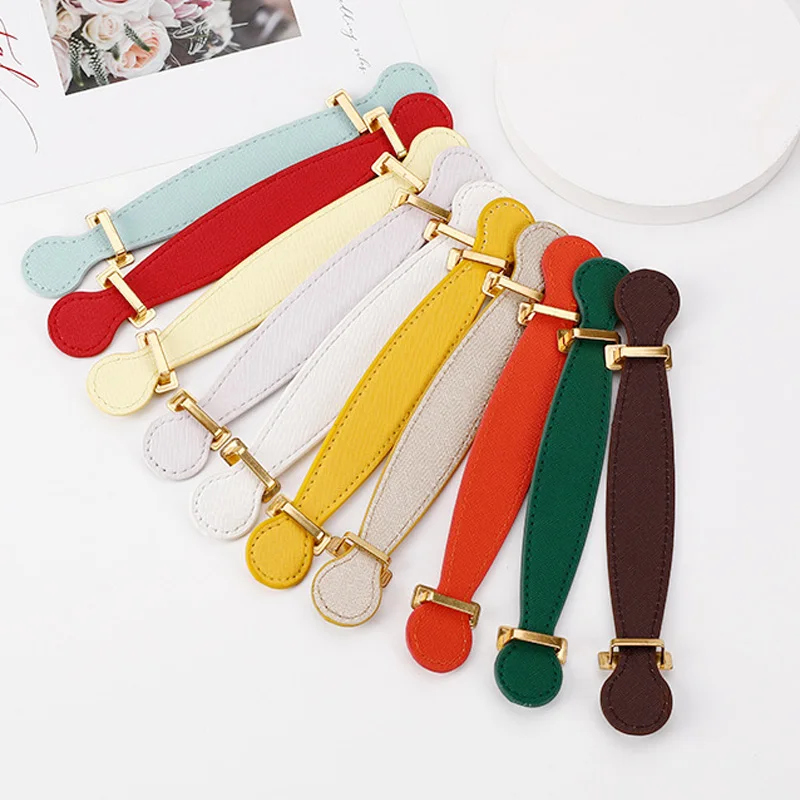 

Bag Handle Bags Accessories Lady Short Bag Handle Belt PU Material 22cm Colorful