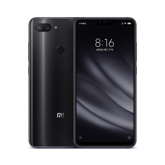 Xiaomi Mi, 8 Lite, 6 ГБ ОЗУ, 128 Гб ПЗУ, мобильный телефон, Snapdragon 660, AIE, четыре ядра, 6,26 дюймов, 2280*1080 P, 19:9, нотч, полный экран - Цвет: Grey