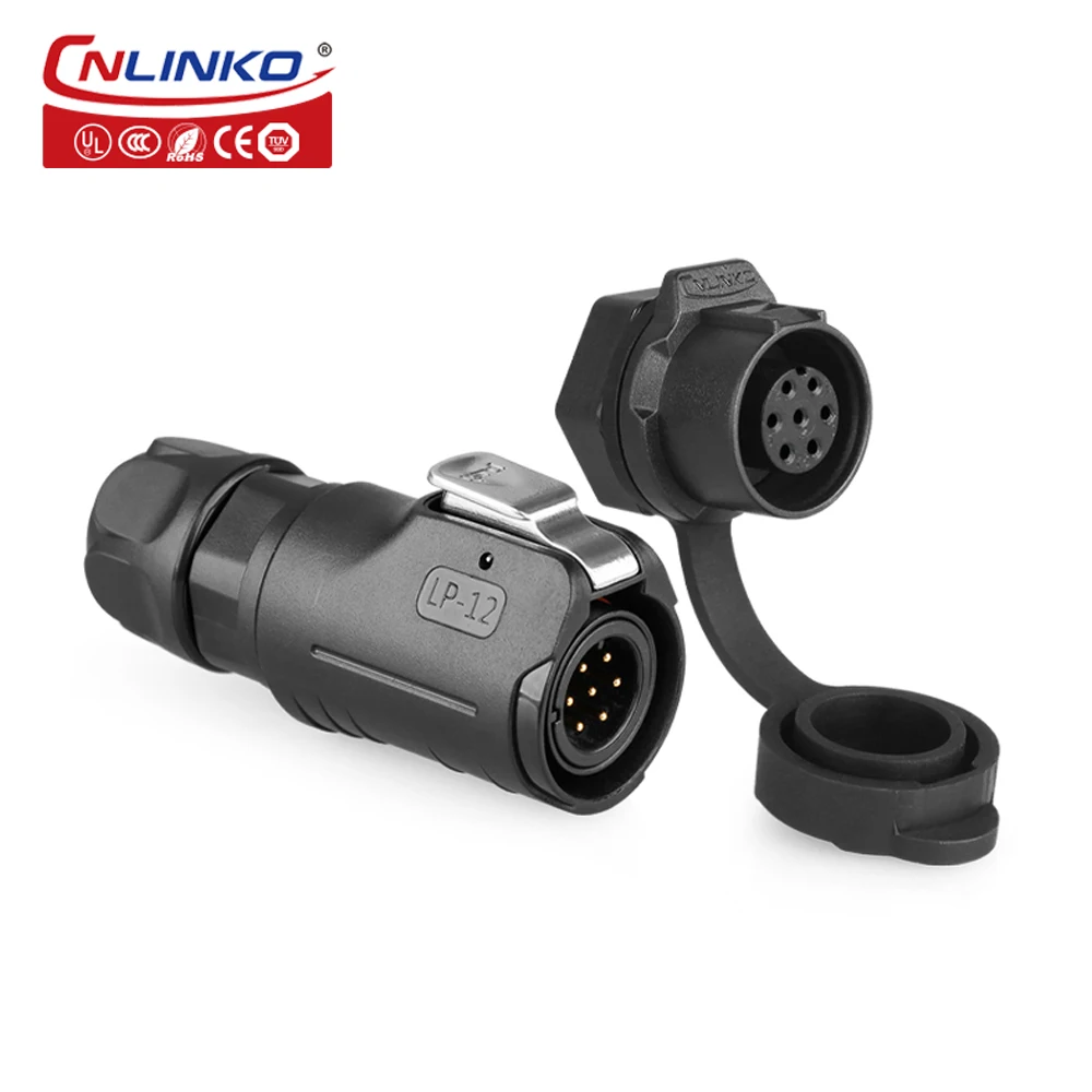 Cnlinko LP20 водонепроницаемый Штекерный 9 контактный токовый рейтинг 5A Светодиодная