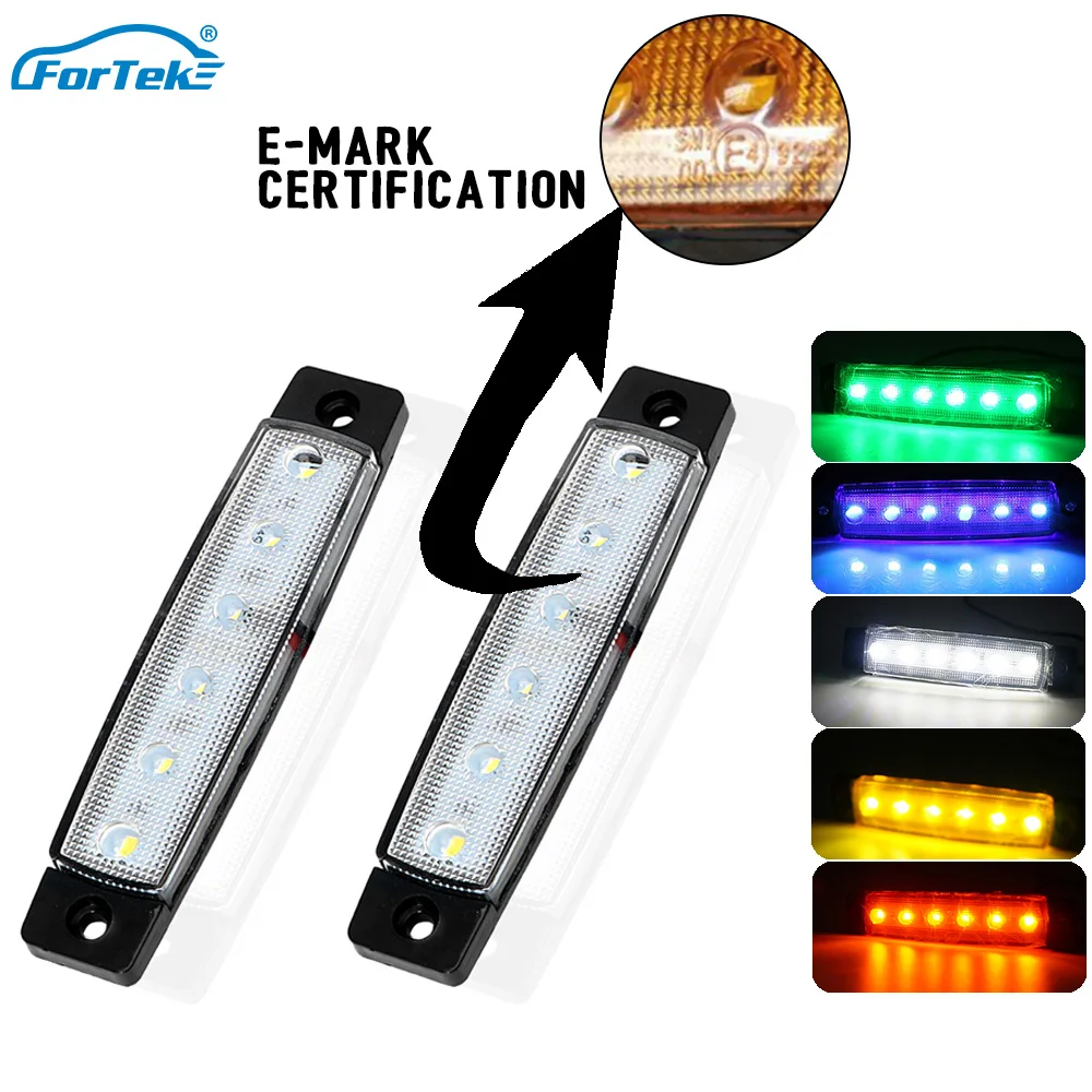FORTEK 6 SMD светодиодсветодиодный ламсветильник для автомобиля грузовика прицепа