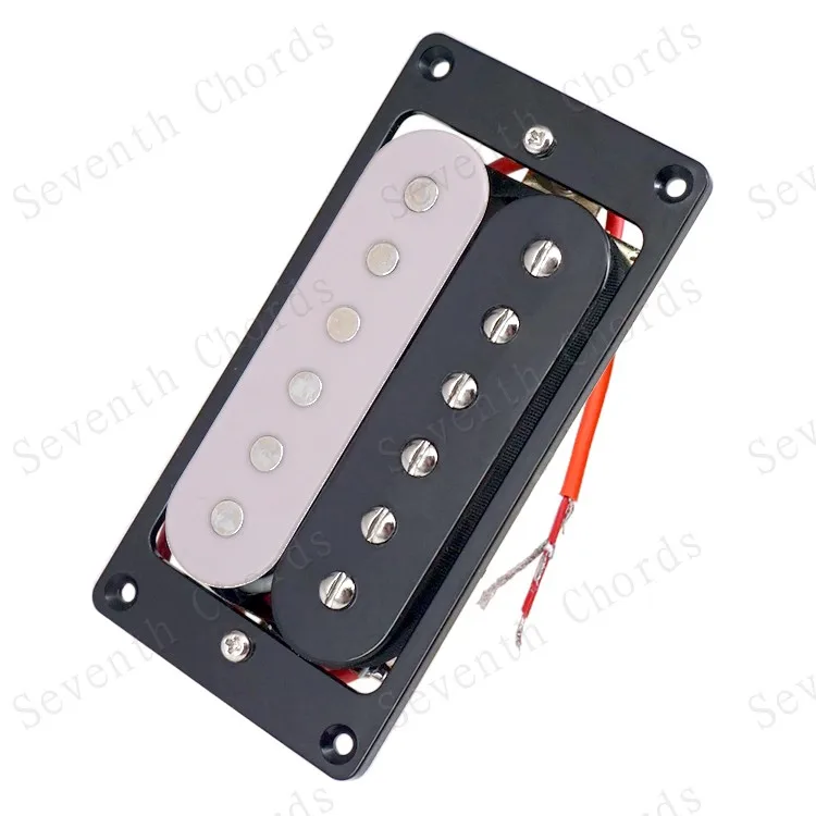 Набор 2 шт. белого и черного цвета с двойной катушкой звукосниматели хамбакер