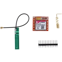 mini smallest sim800l gprs gsm module microsim card core wireless board quad band ttl serial port with antenna for arduino