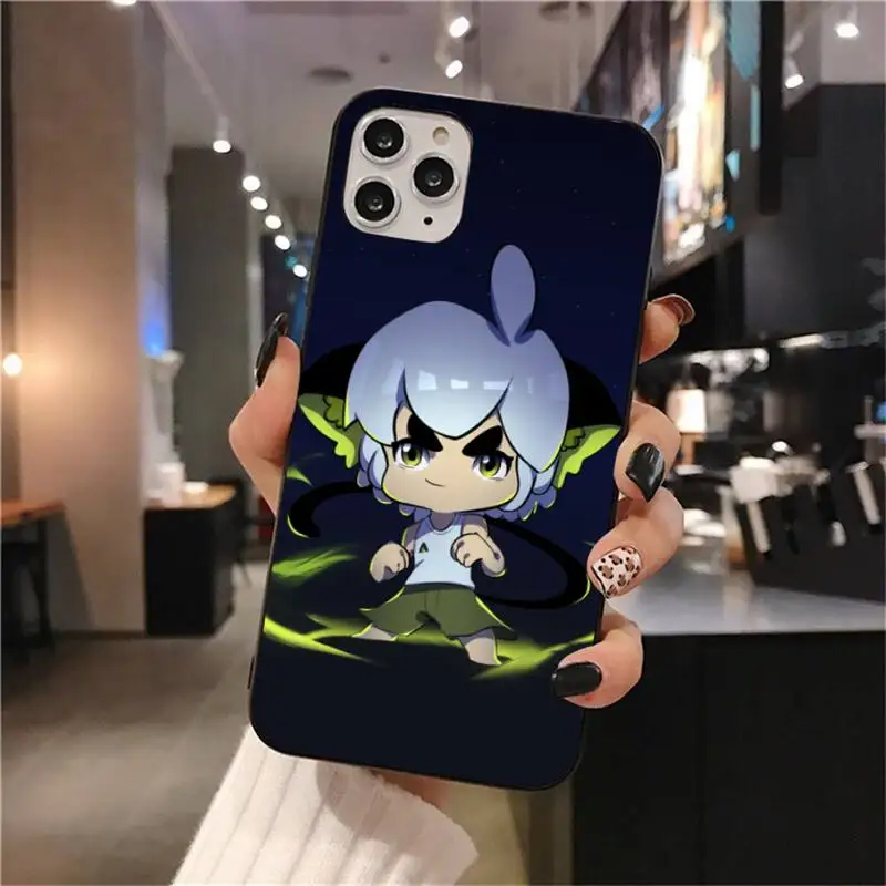 

Cute cartoon cat simple Luo Xiaohei Phone Case for iphone 12 pro max 11 pro XS MAX 8 7 6 6S Plus X 5S SE 2020 XR case