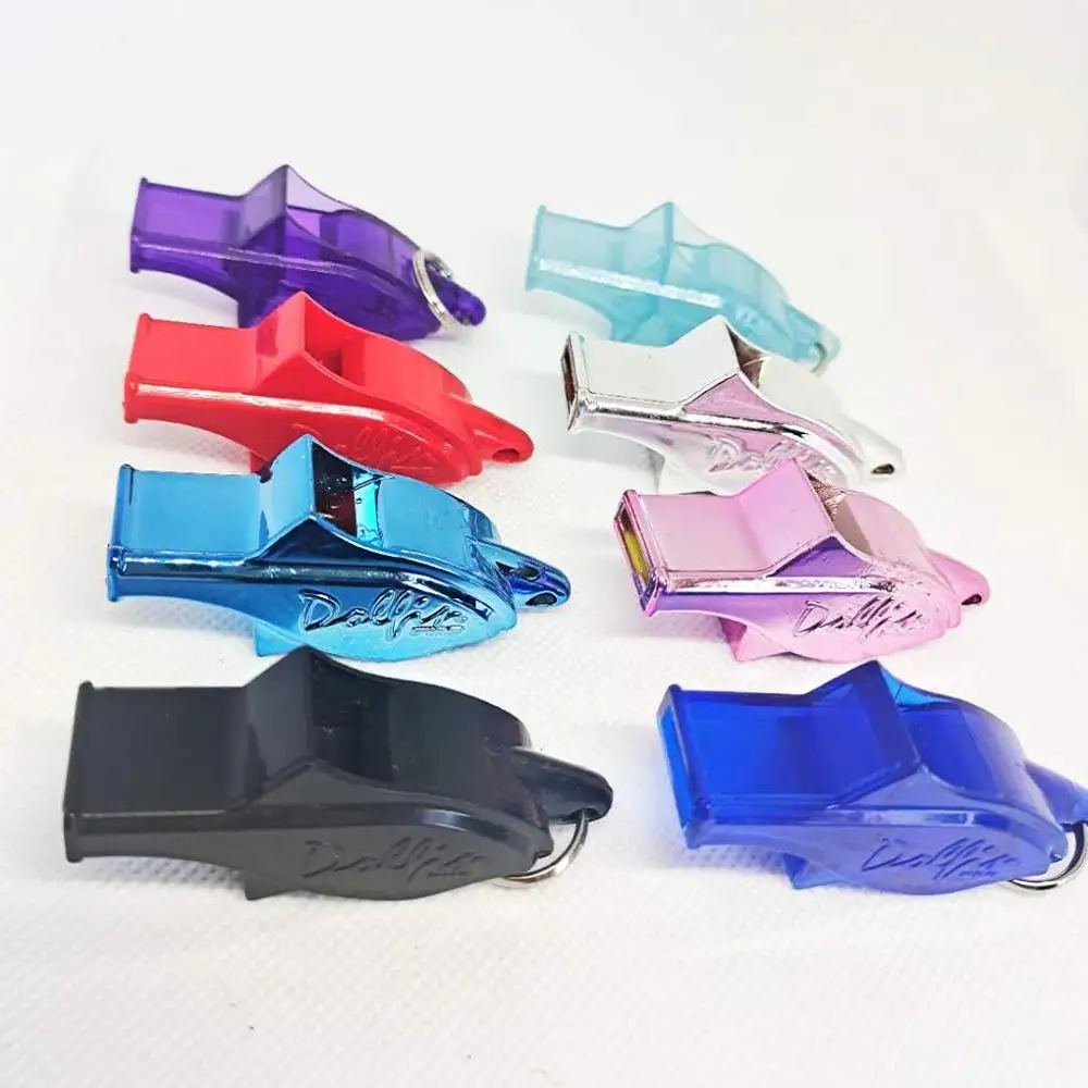 0 01 $/шт Акция красочные новые расплавленные рефери свисток пластиковый Дельфин
