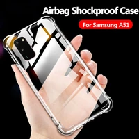 super shockproof case for samsung a51 a71 a 51 71 51a 71a a515f a715f case soft tpu silicone airbag mobile phone luxury cover