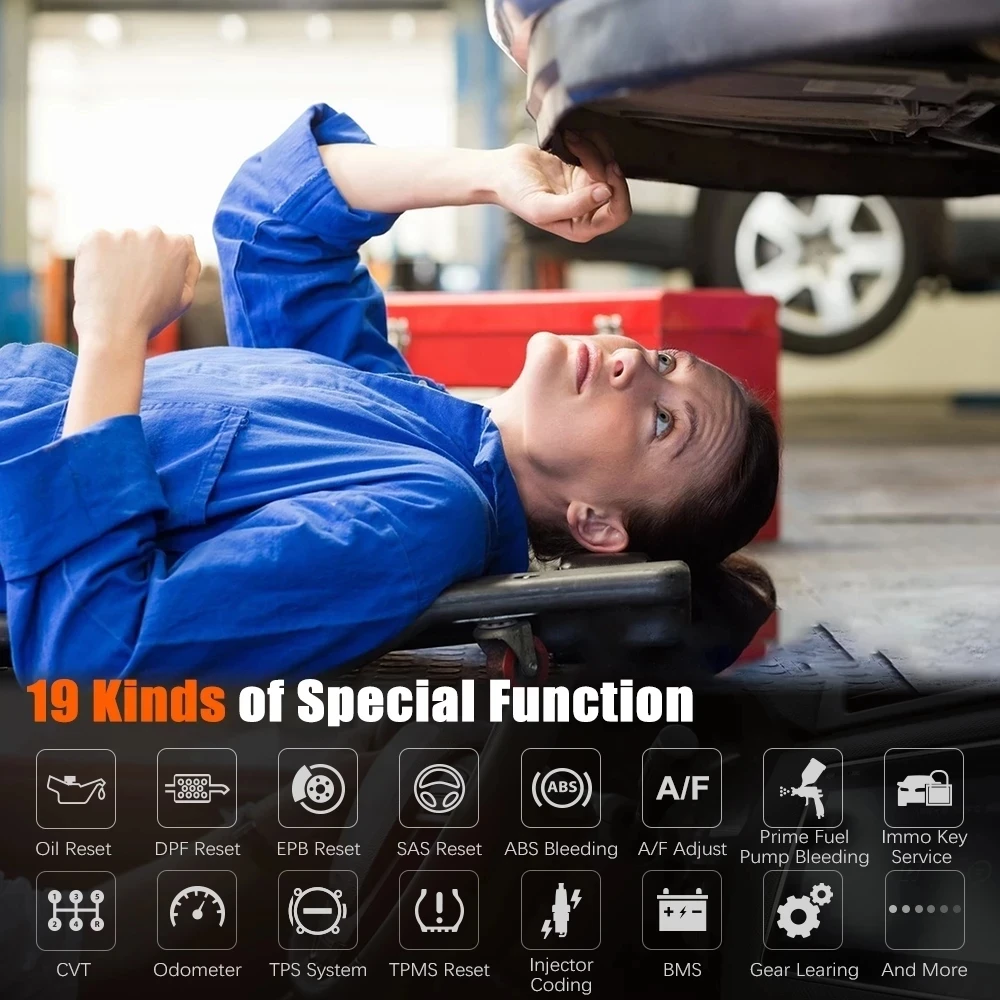 Автомобильный сканер Foxwell GT60 OBD2 профессиональный считыватель кодов для всех