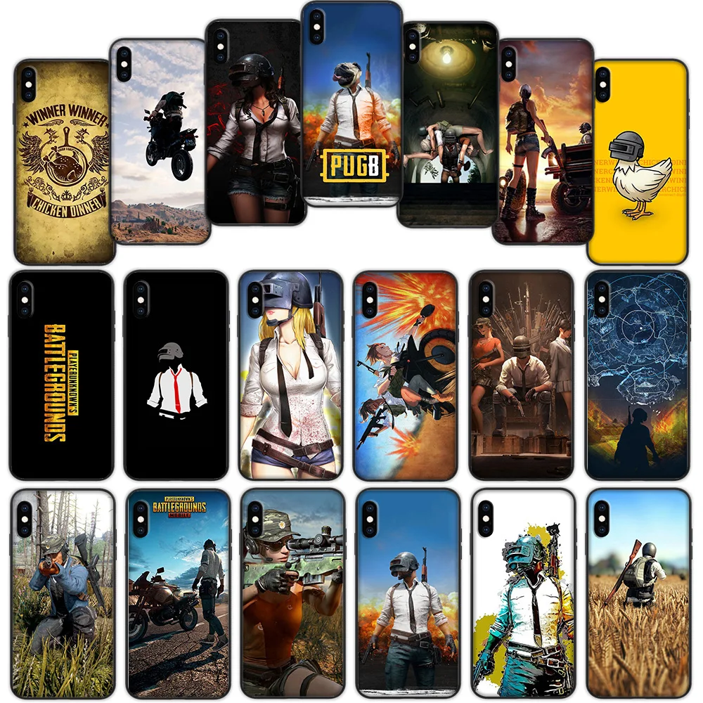 pubg battlegrounds soft cover case for iphone 7 8 6 6s 5 5s se plus free global shipping