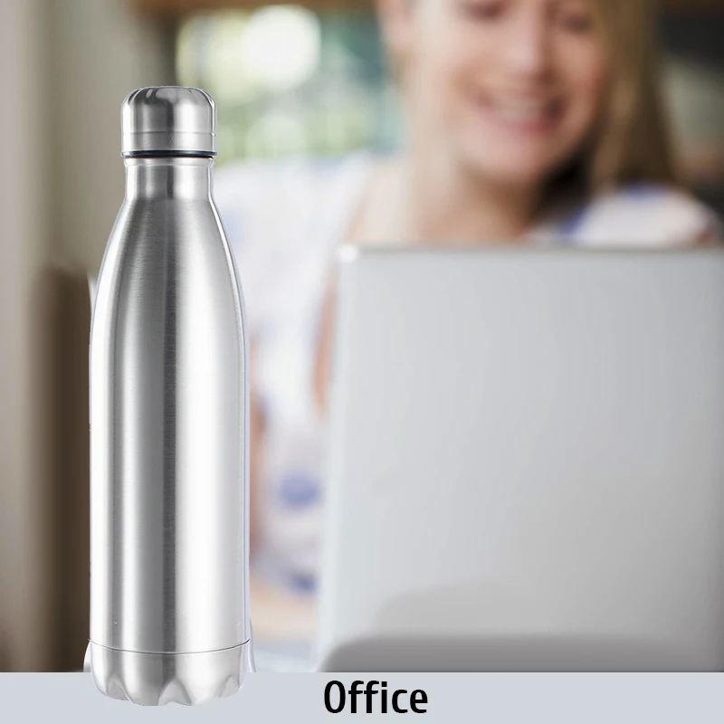 

500/1000ml Stainless Steel Water Bottle Portable BPA free Water Drinking Bottle Gym Sports Cycling Drinkware Kids School Gifts