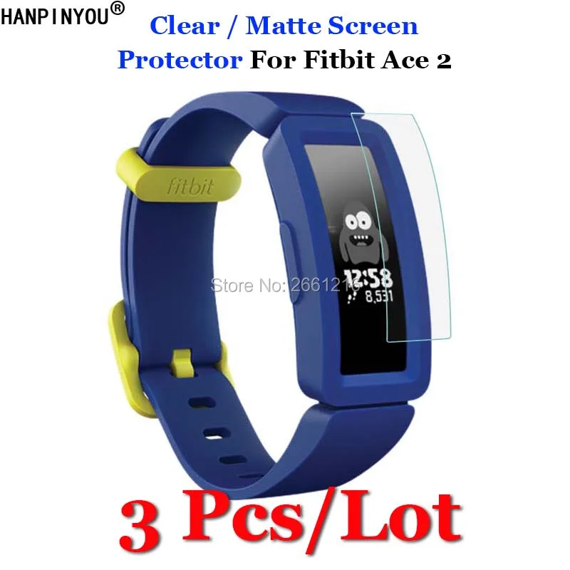 Умный Спортивный Браслет для Fitbit Ace 2 3 шт. прозрачная/Антибликовая матовая мягкая