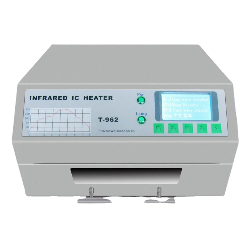 SMT Монтажная линия T962 настольная SMD инфракрасная конвейерная лента горячего