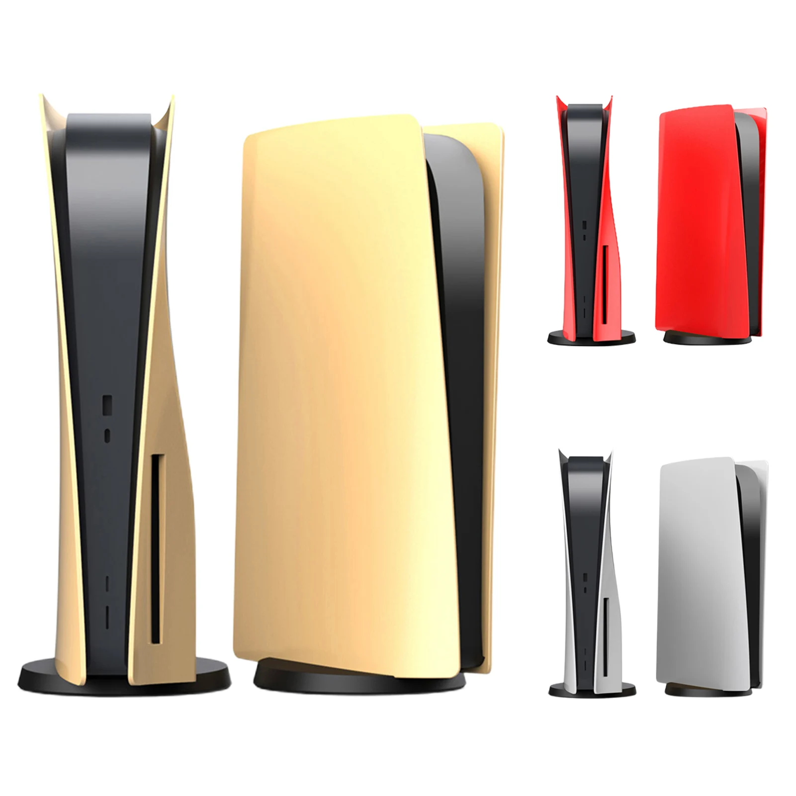 

Protective Shell Case Cover Replacement Panel For PS5 CD-ROM Disc Edition Game Console Machine Outer Skin Accessories