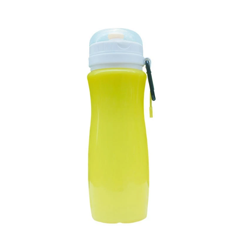 

Water Bottle BPA Free Silicone Lightweight Soft Folding Portable Drinking Kettle Drinkware Sports Accessories