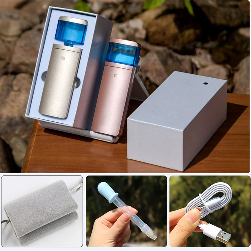 Мини-увлажнитель для лица UBS Ionic Nano перезаряжаемый распылитель тумана Mister Beauty Spa