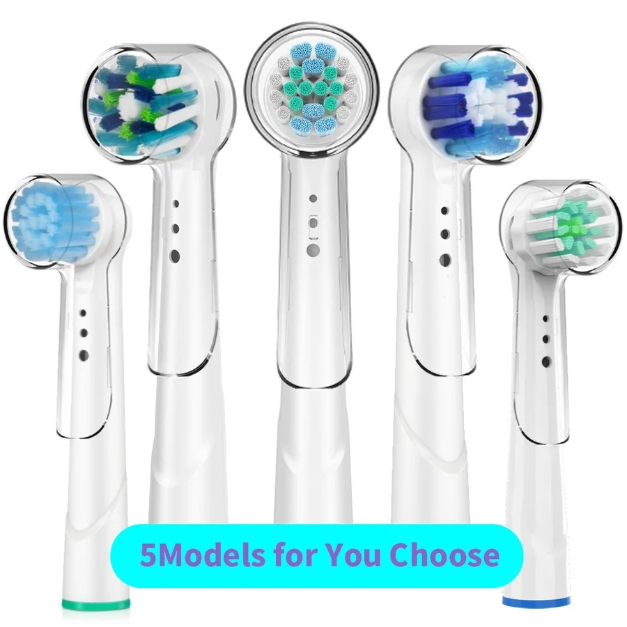 

Replacement Toothbrush Heads with Protecting Covers for Oral B Electric Toothbrush to Keep Healthy Brushing and Hygienic Storage