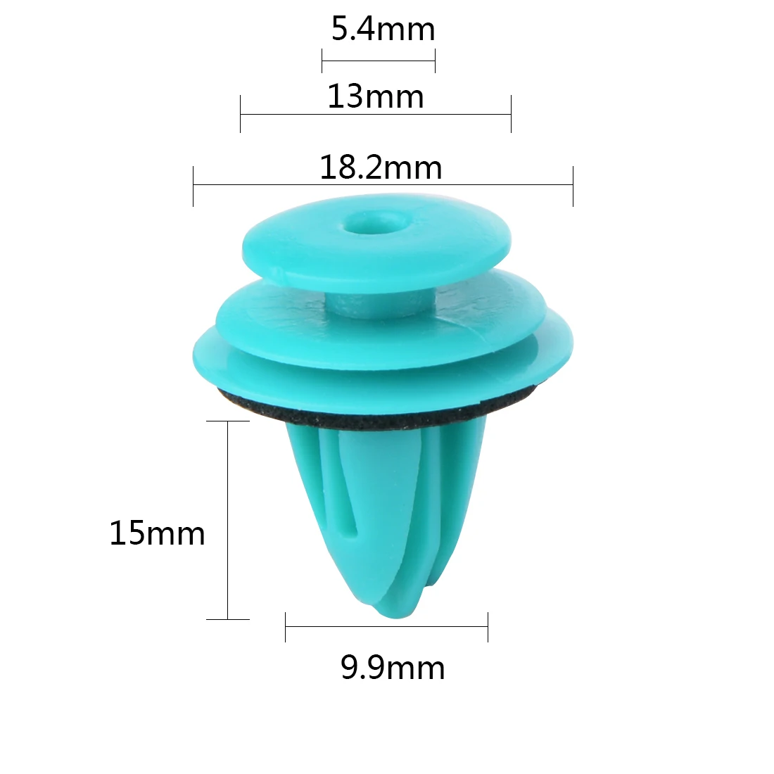 100 шт. зажимы для бампера автомобиля 8 3 мм синие Заклепки Крепеж двери отделка