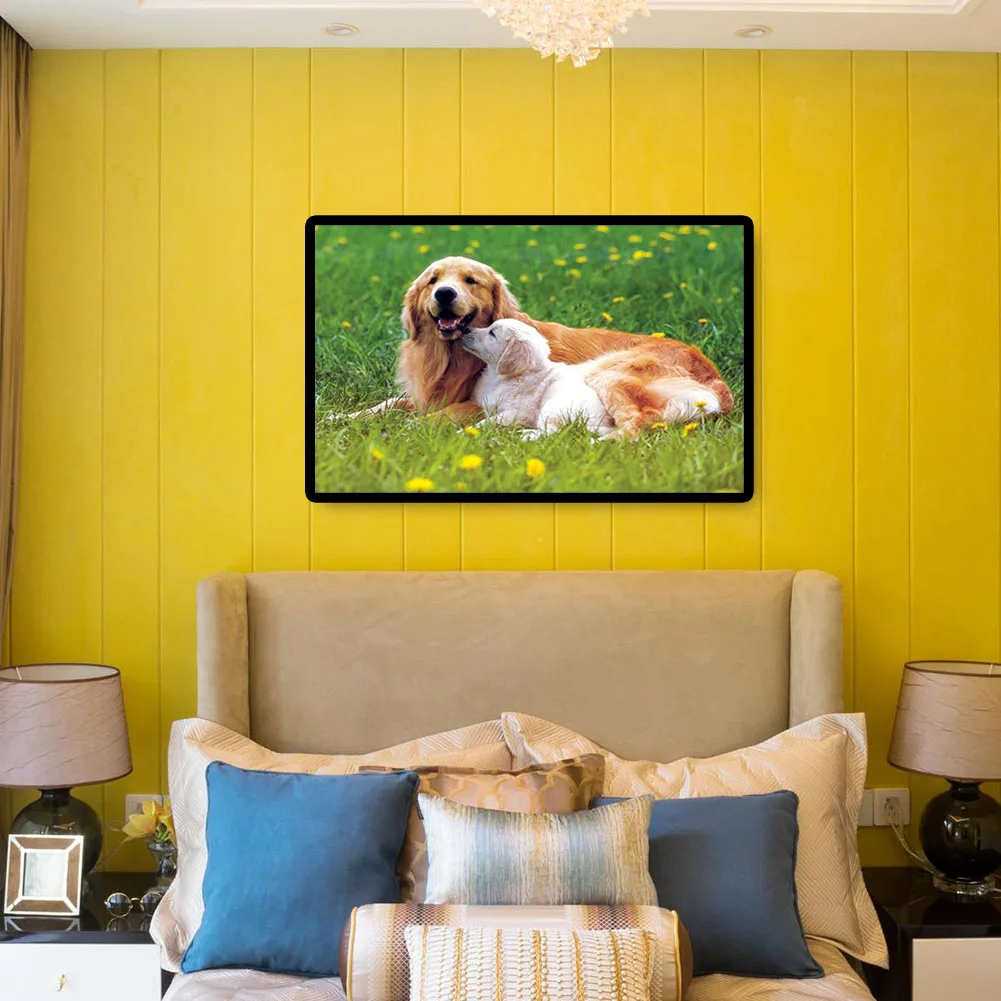 

75*50cm 1000 Pieces Of Puzzles For Adults Children Large Puzzles Educational Decompression Toys Cute Dog Pictures Handmade Gifts