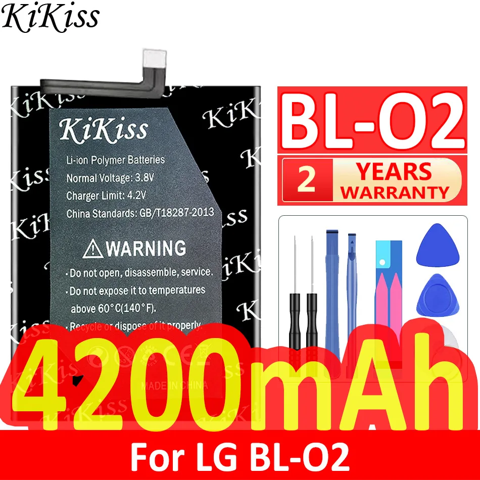 

4200mAh KiKiss Powerful Battery BL O2 For LG BL-O2 BL-02