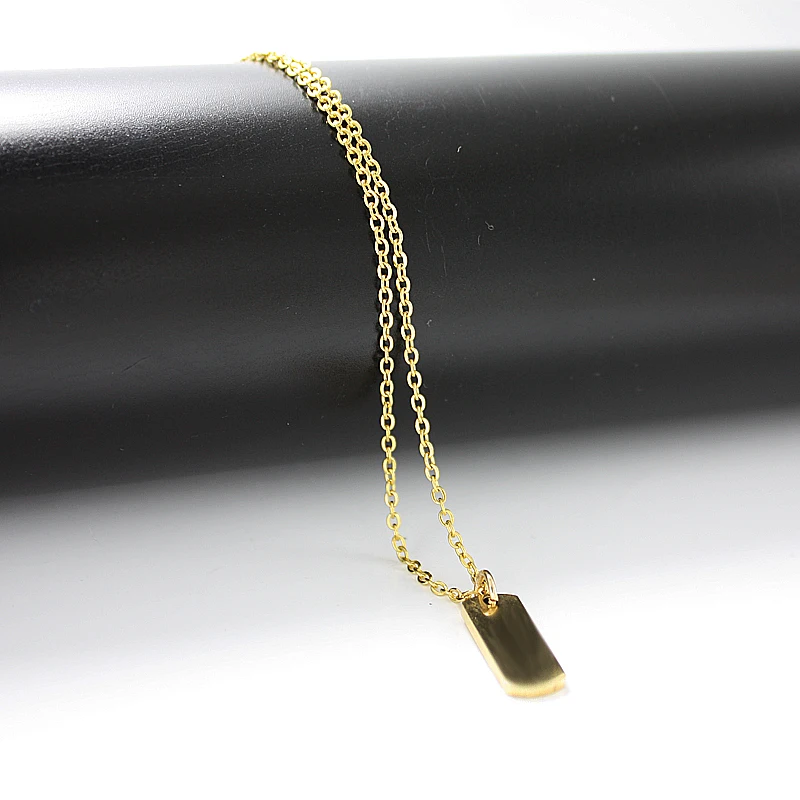 Женское/Мужское ожерелье Sangsy из нержавеющей стали Маленькая подвеска с собакой