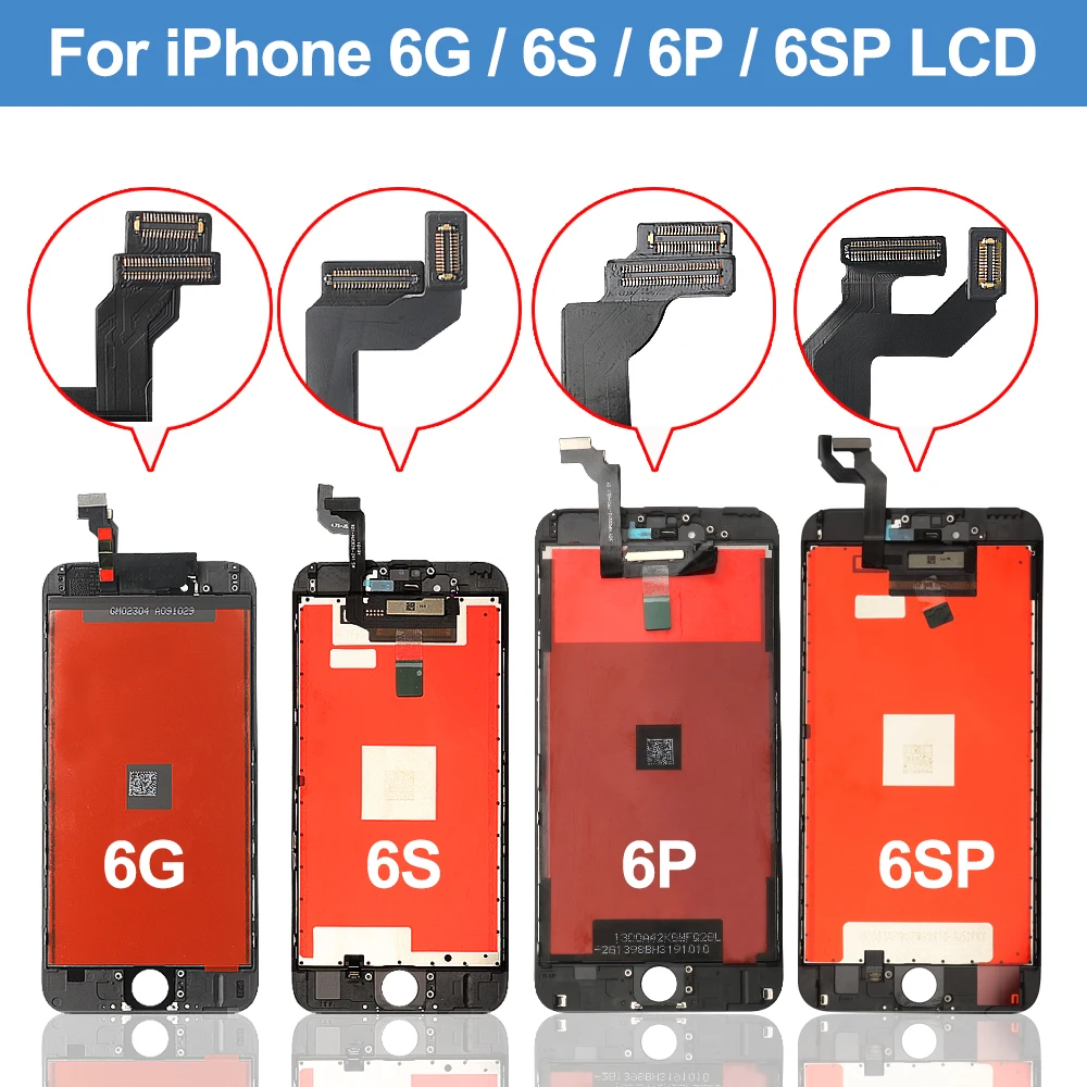 Сменный сенсорный экран для iPhone 6 7 8 6S Plus 5 5C 5S закаленное стекло инструменты ТПУ