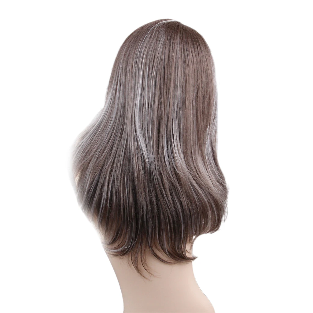 

Long Synthetic Hair Wigs Ombre Blend Hairpieces Curly Wavy Heat Resistant for Cosplay, Party, Costume,Wedding