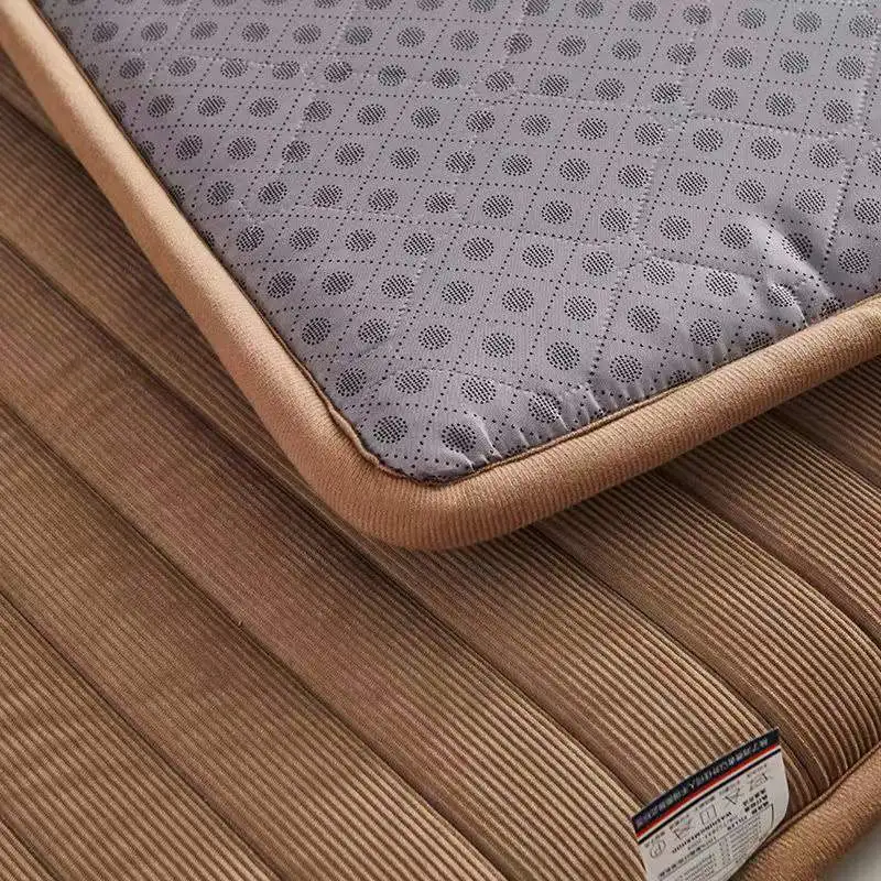 Высококачественный вельветовый матрас утолщенный сохраняющий тепло татами