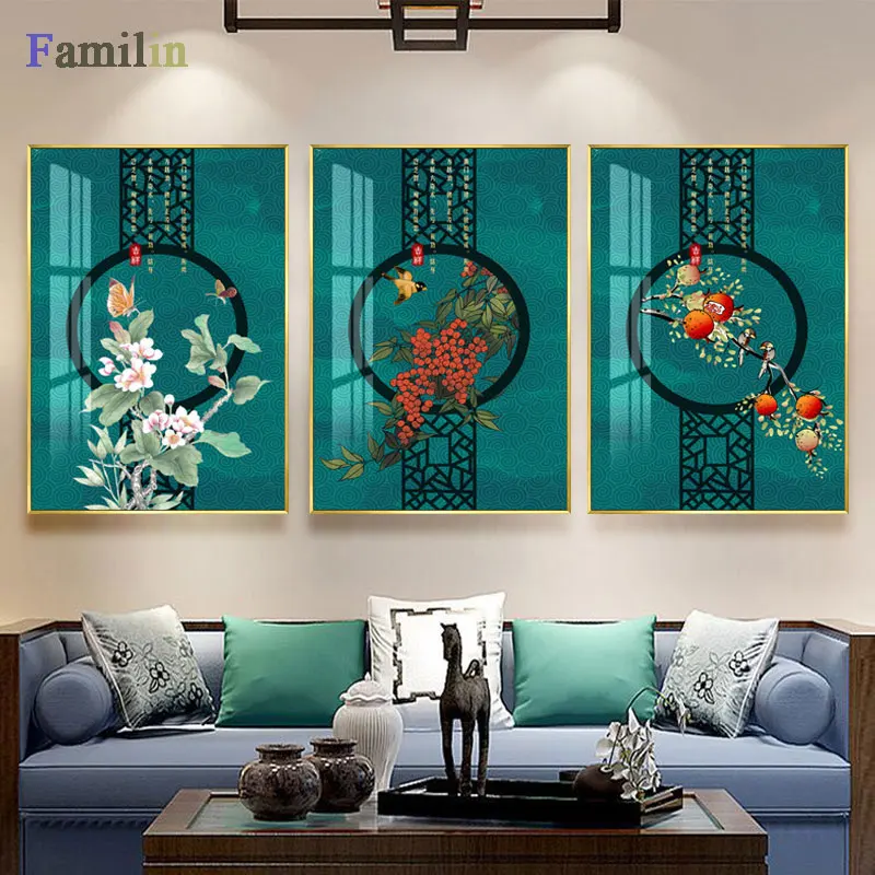 Настенная Картина на холсте с изображением китайского Красного дворца