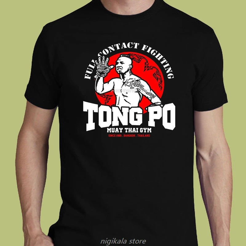 Футболка Tong Po Muay Thai Gymer Van Damme Karate Kick Boxinger Mma S 3XL футболка с короткими рукавами