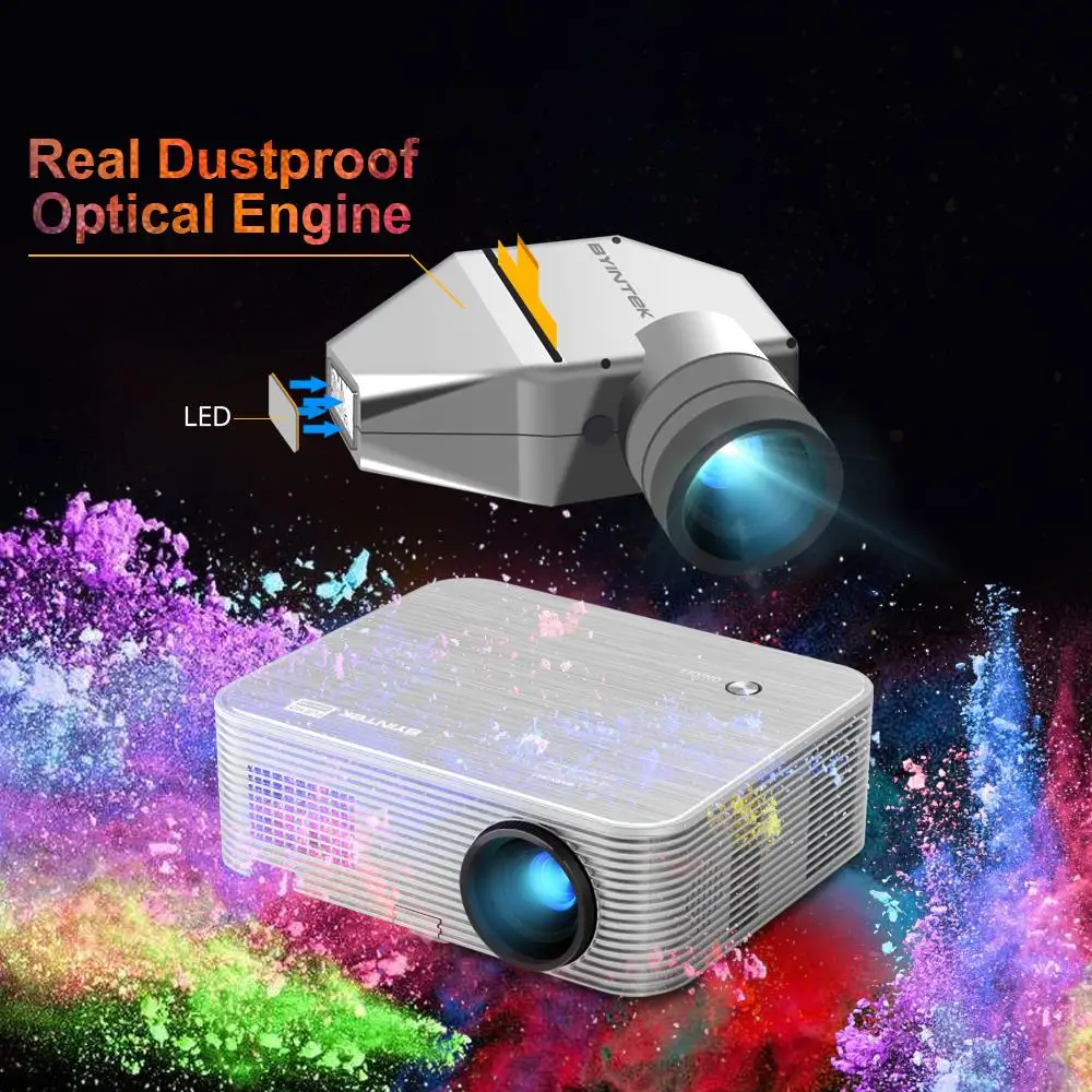 BYINTEK MOON K15 Full HD 4K Кино 1080P светодиодный видео умный проектор на Android Proyector для 3D 300