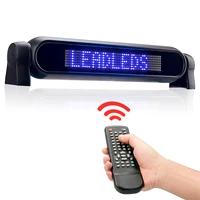 dc12v remote control led message display digital moving scrolling car sign programmable message car vehicle led sign