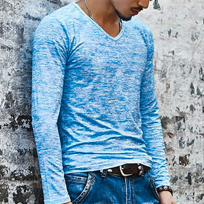 2019 Мужская футболка с v-образным вырезом белая мужская в стиле хип-хоп уличная