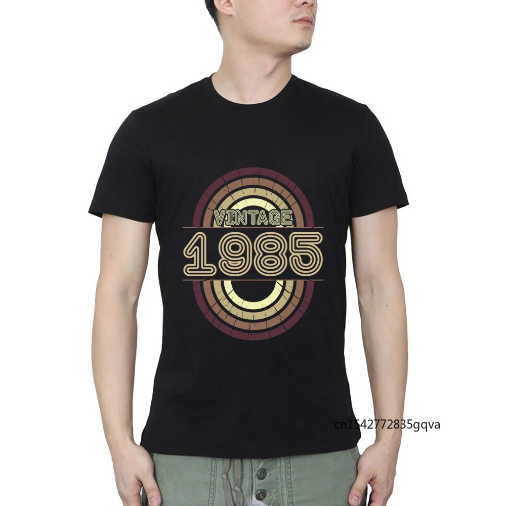 

36 Years Old 1985 Birthday Gift Idea T-shirt Streetwear O Neck Casual Summer Graphic Tees Customized Products