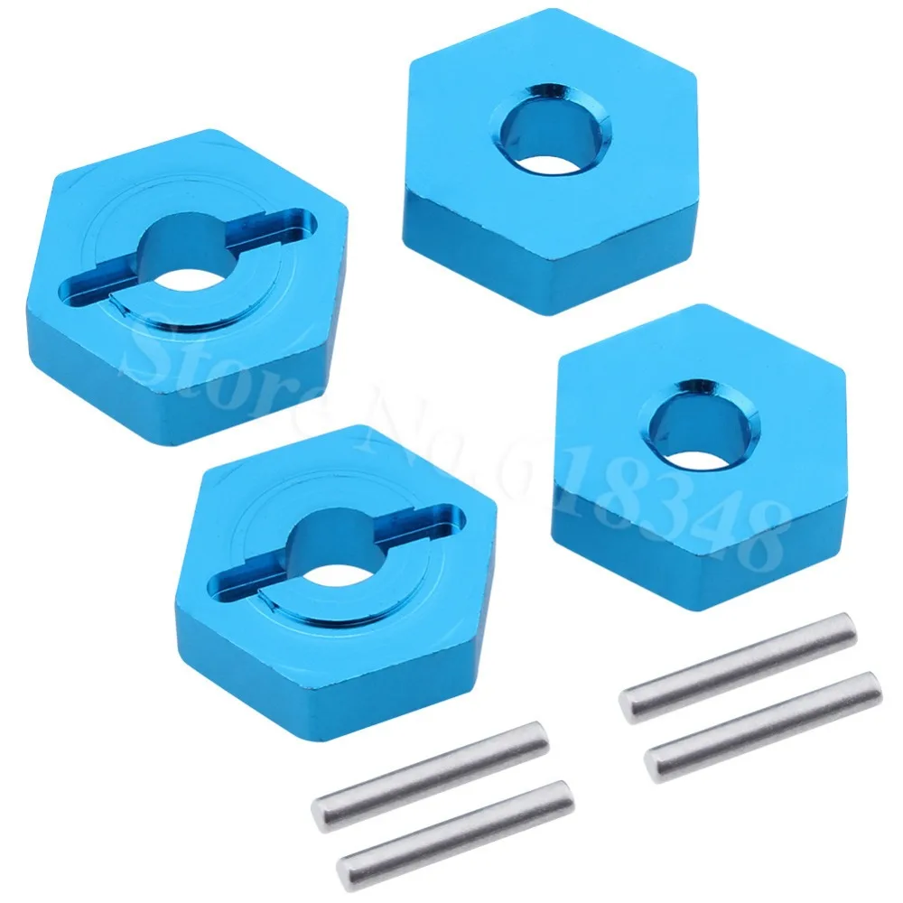 Алюминиевые ступицы колеса 12 мм 4 шт. шестигранные с штифтами 1 5x9 5 для Traxxas 1/16 Slash 4WD