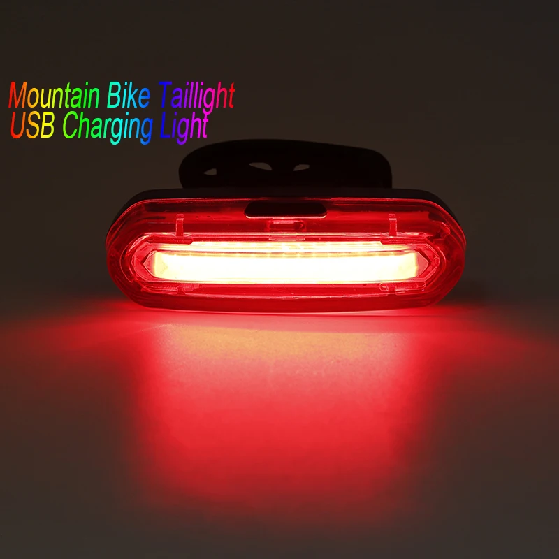 

USB задний фонарь для велосипеда с возможностью светильник горный велосипед зарядки Водонепроницаемый Безопасность хвост светильник наруж...