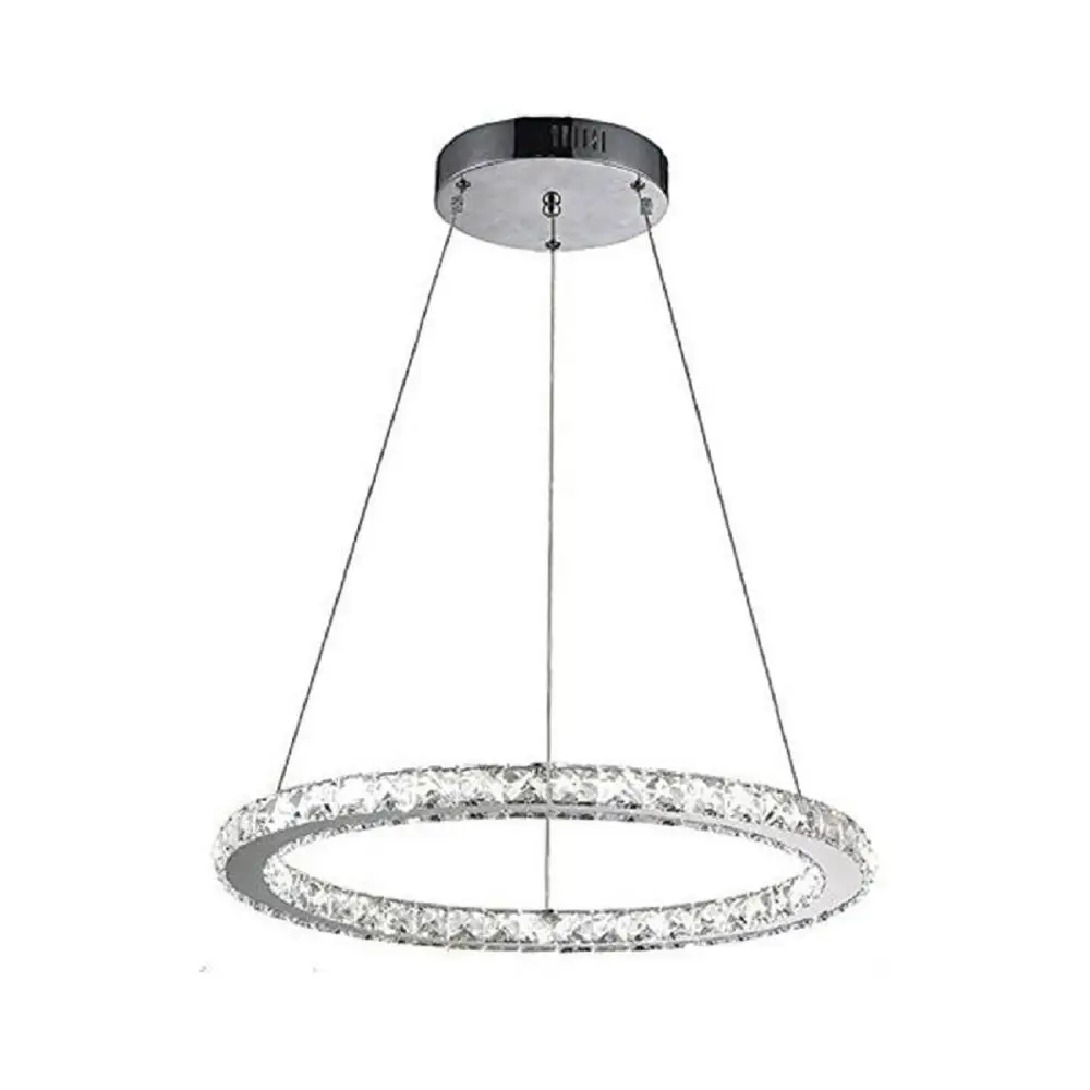 D30cm D40cm D50cm Хрустальный светодиодный подвесной светильник 12W 18W 24W Светодиодный с