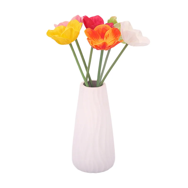 10 шт. искусственный цветок мака из ПУ кукурузный Маковый букет украшение для дома