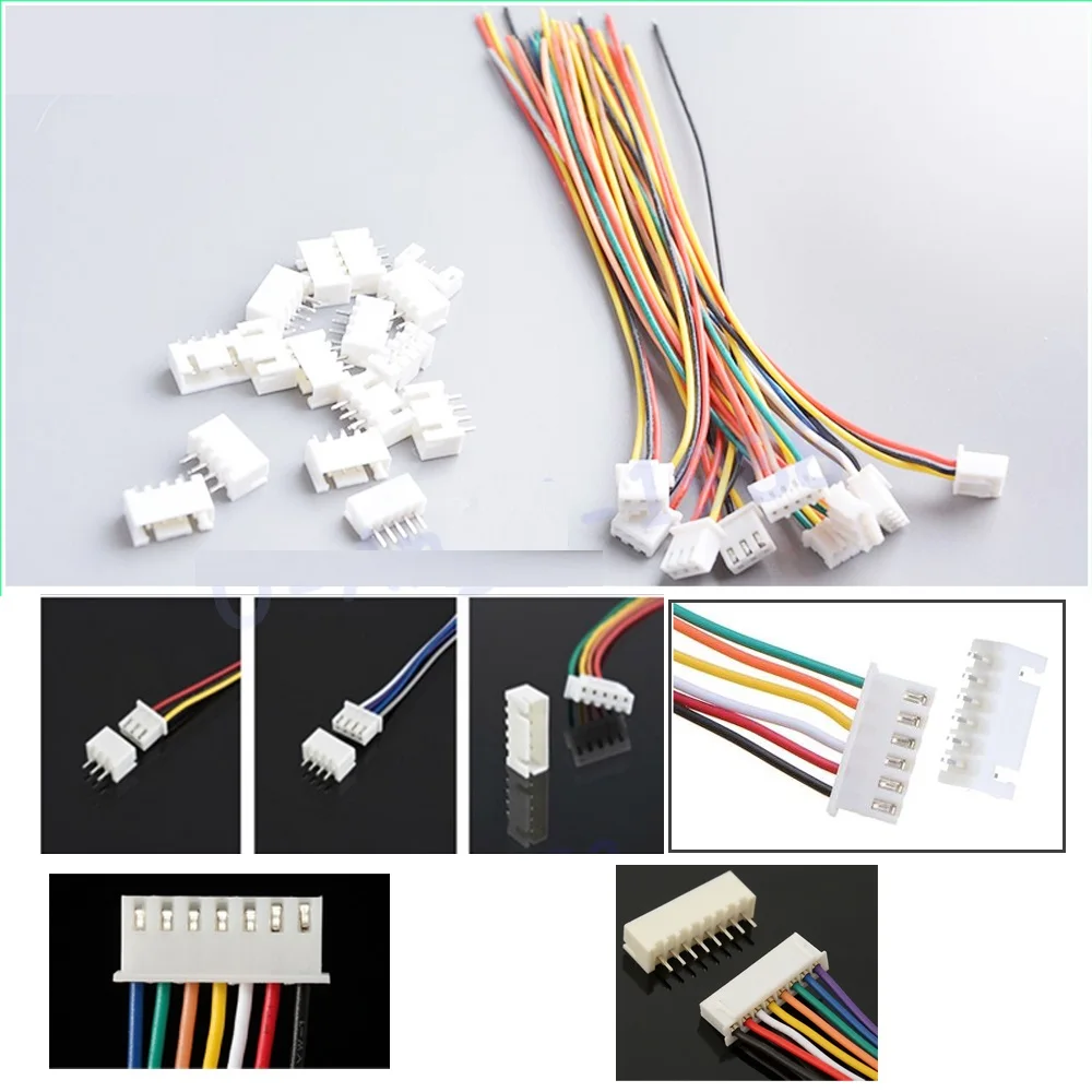 10 пар/лот 150 мм RC lipo батарея баланс зарядное устройство штекер 2S1P 3S1P 4S1P 5S1P 6S1P 7S1P