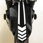 Наклейки на мотоцикл и крыло, наклейки для скутера, полосатые светоотражающие наклейки, декоративные водонепроницаемые наклейки