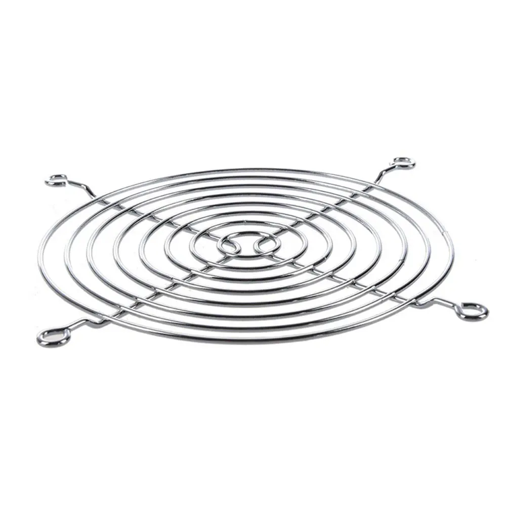 2 шт Горячий ПК вентилятор постоянного тока 120 мм 12 см Серебряный тон cpu Гриль