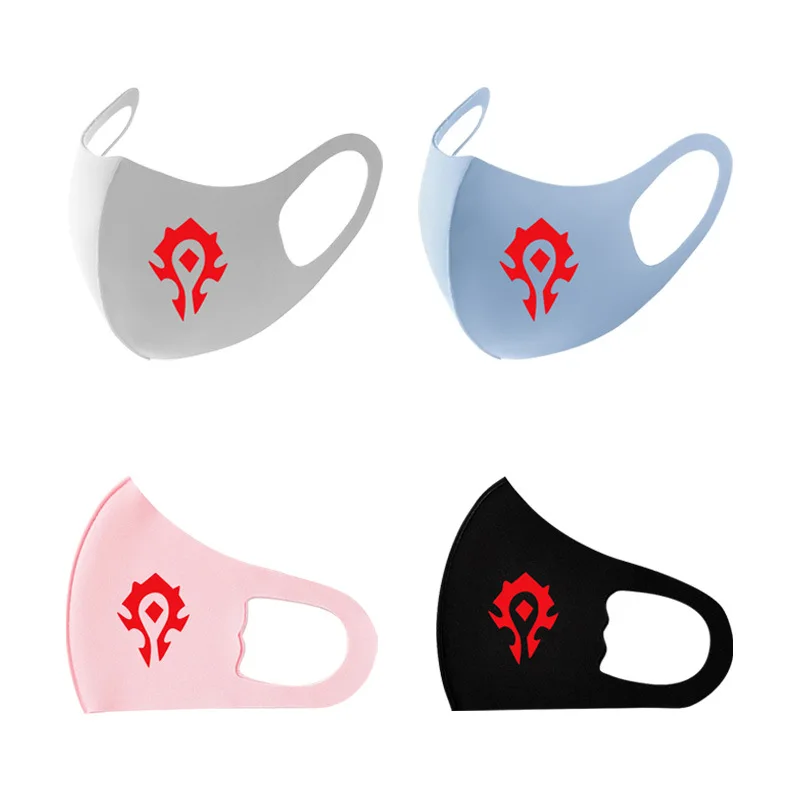 

Horde Mouth Face Mask Horde Facial Masks Fashion Funny with 2 Filters for Adult Breathable Washable Respirator Dust Mouth Caps
