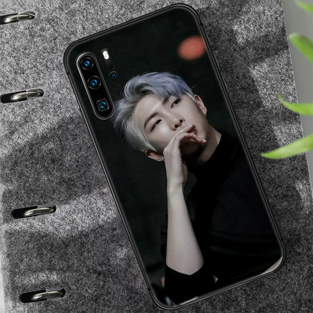 

Bangtan Boys Nam joon Kim Phone Case For Huawei P Mate 10 20 30 40 Lite Pro smart Z 2019 nova 5t black Bumper Luxury Waterproof