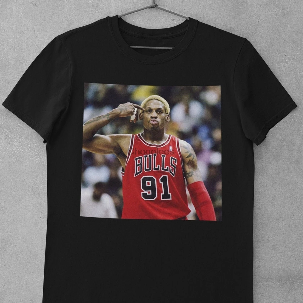 Рубашка с Дэннисом родменом футболка новый дизайн Повседневная унисекс размер