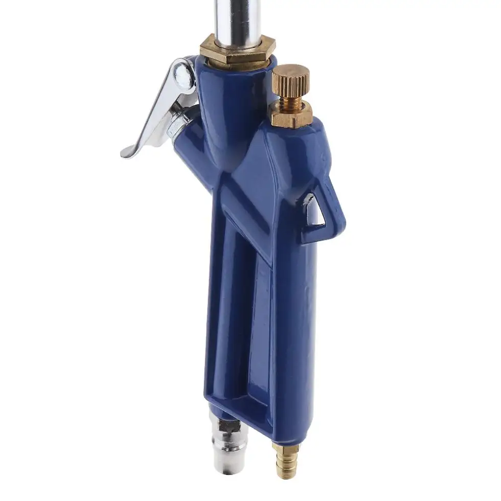 

16 Inch Pneumatic Cleaning Car Wash Gun with 5 x 8mm Flexible Pipe and Press Type Switch for Washing Car Engine Oil Way