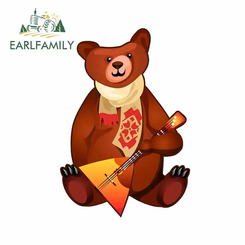 

EARLFAMILY 13 см x 9 см для коричневого медведя Автомобильная наклейка s и наклейки граффити наклейка «сделай сам» автомобильные аксессуары устойч...