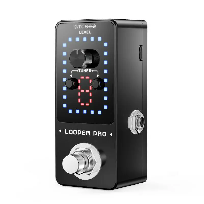 

Guitar Pedal Loop Pro Accessories Looper Electric Multi Effects Processor 9 Waves Loop 40 Mins Recording Electric Guitar Effect