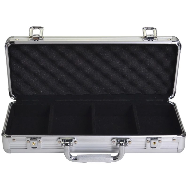 100 шт. квадратный фишки для покера Ёмкость костюм чехол чип контейнер