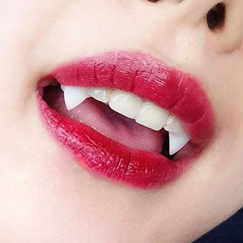 1 Pair 4 Sizes Vampire Teeth Dentures Prop Halloween Fangs Cosplay Party False DIY Decorations |