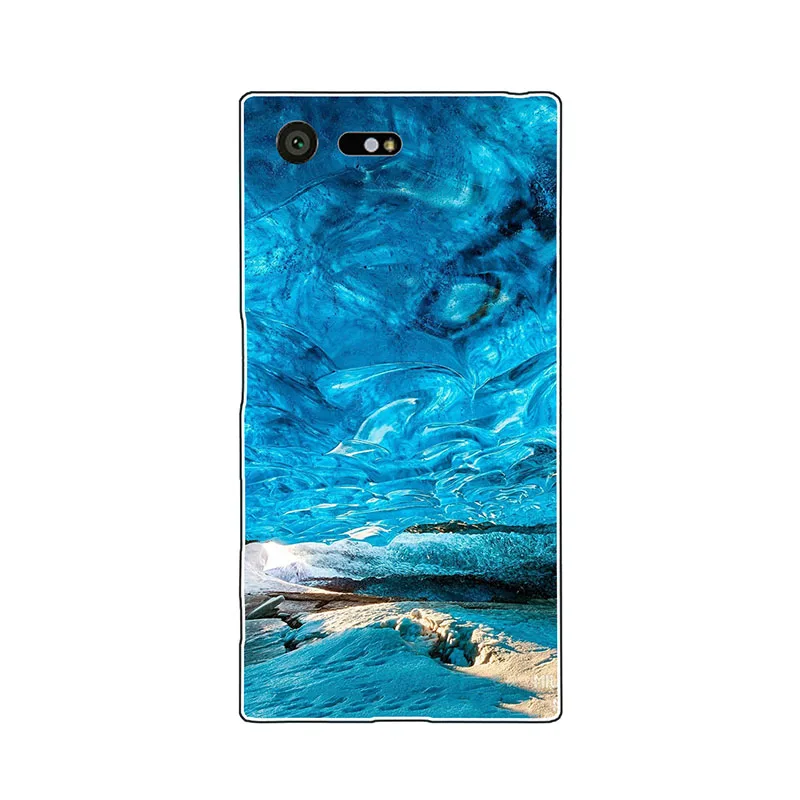 Чехол для Sony Xperia X Compact F5321 XZ1 G8441 G8341 G8342 модный крутой мультяшный цветочный чехол