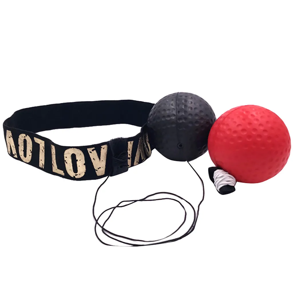 Boxing Speed Ball black red Punch Exercise Fight React Reflex durable men trainng fighting Balls#30 | Спорт и развлечения