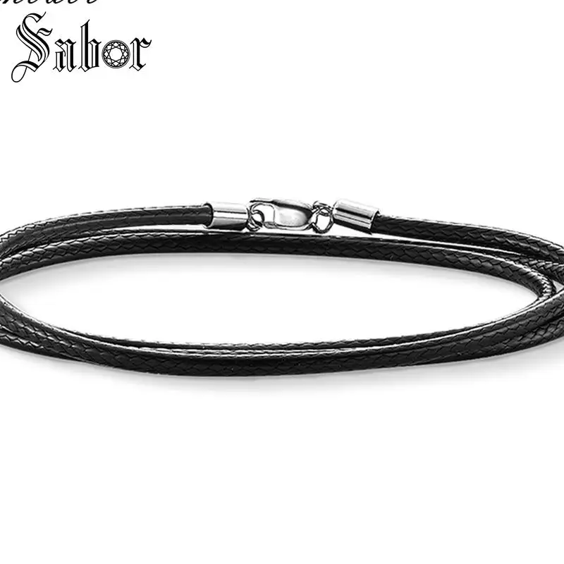 Кожаная лента ожерелье подарок для женщин и мужчин Женские Ювелирные изделия